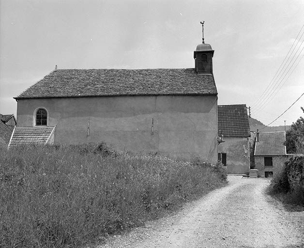 Face latérale gauche. © Yves Sancey / Région Bourgogne-Franche-Comté, Inventaire du patrimoine - 1981
