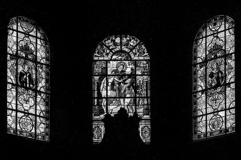 verrière © Yves Sancey / Région Bourgogne-Franche-Comté, Inventaire du patrimoine - 1982  verrière © Yves Sancey / Région Bourgogne-Franche-Comté, Inventaire du patrimoine - 1982