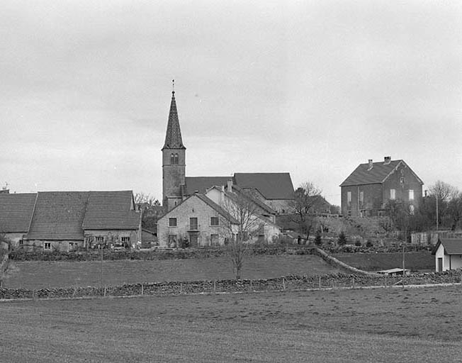Vue de situation. © Yves Sancey / Région Bourgogne-Franche-Comté, Inventaire du patrimoine - 1983