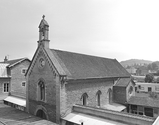 Chapelle, vue des parties hautes. © Yves Sancey / Région Bourgogne-Franche-Comté, Inventaire du patrimoine - 1983