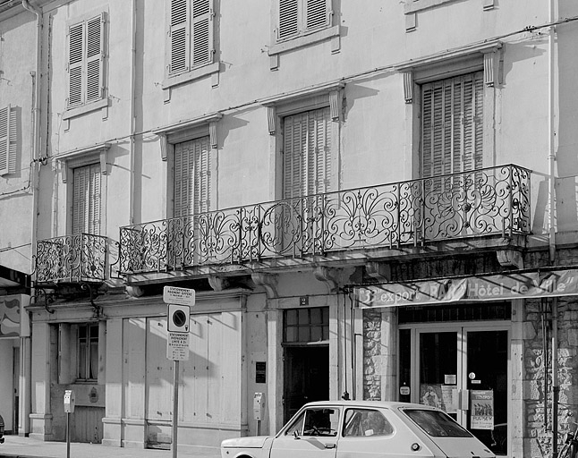 Façade antérieure, vue partielle. © Yves Sancey / Région Bourgogne-Franche-Comté, Inventaire du patrimoine - 1983