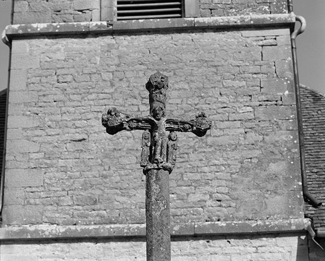 Détail du Christ. © Yves Sancey / Région Bourgogne-Franche-Comté, Inventaire du patrimoine - 1984