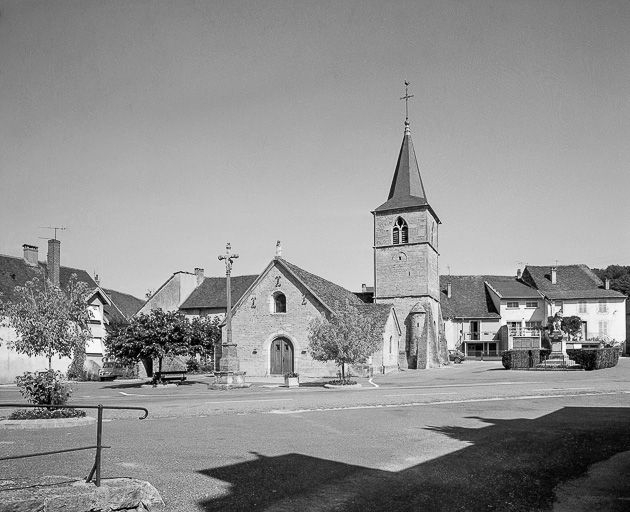 Vue de situation. © Yves Sancey / Région Bourgogne-Franche-Comté, Inventaire du patrimoine - 1984