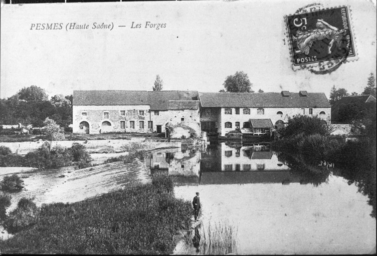Pesmes (Haute-Saône) - Les Forges. © Jérôme  Mongreville (reproduction) / Région Bourgogne-Franche-Comté, Inventaire du patrimoine - 1984