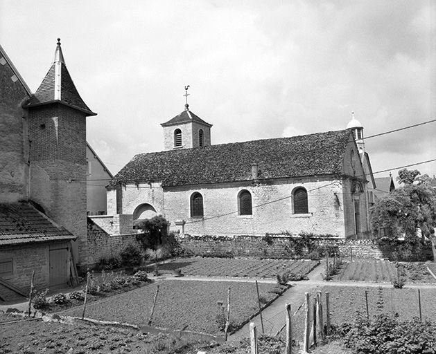 Face gauche. © Yves Sancey / Région Bourgogne-Franche-Comté, Inventaire du patrimoine - 1985