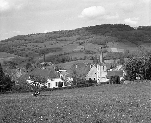 Vue de situation. © Yves Sancey / Région Bourgogne-Franche-Comté, Inventaire du patrimoine - 1985