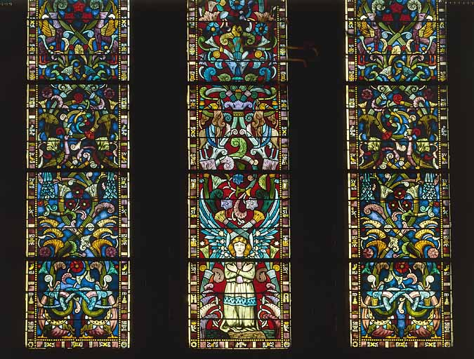 Baie 8, partie basse : Sacré Coeur de Jésus. © Yves Sancey / Région Bourgogne-Franche-Comté, Inventaire du patrimoine - 1986