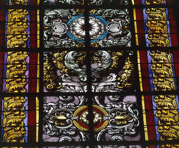 Baie 126 : détail. © Yves Sancey / Région Bourgogne-Franche-Comté, Inventaire du patrimoine - 1986