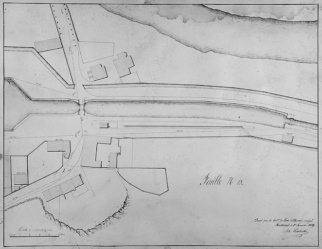 Plan parcellaire de 1859, feuille 13. © Jérôme Mongreville / Région Bourgogne-Franche-Comté, Inventaire du patrimoine - 1986 Plan parcellaire de 1859, feuille 13. © Jérôme Mongreville / Région Bourgogne-Franche-Comté, Inventaire du patrimoine - 1986