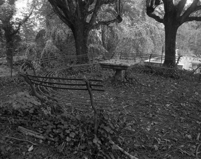 Vue rapprochée du belvédère. © Yves Sancey / Région Bourgogne-Franche-Comté, Inventaire du patrimoine - 1986