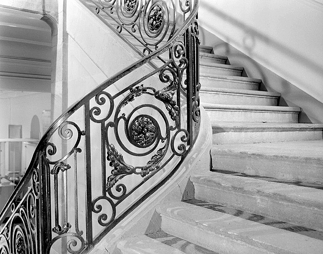 Détail, panneau de la montée gauche. © Jérôme Mongreville / Région Bourgogne-Franche-Comté, Inventaire du patrimoine - 1987