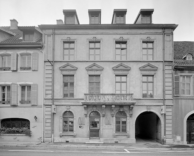 Façade sur rue. © Jérôme Mongreville / Région Bourgogne-Franche-Comté, Inventaire du patrimoine - 1987