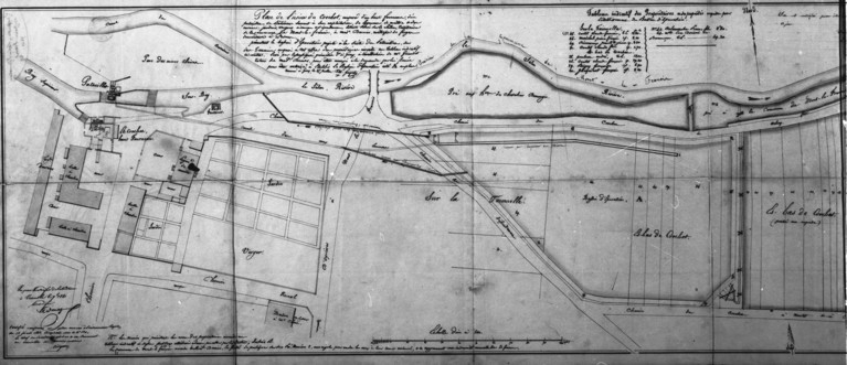 Plan de l'usine du Crochot [...]. © Yves Sancey, Guyet / Région Bourgogne-Franche-Comté, Inventaire du patrimoine - 1987