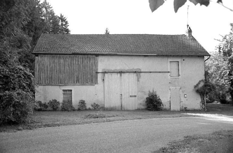 Façade antérieure du logement de contremaître (D). © Laurent Poupard / Région Bourgogne-Franche-Comté, Inventaire du patrimoine - 1988