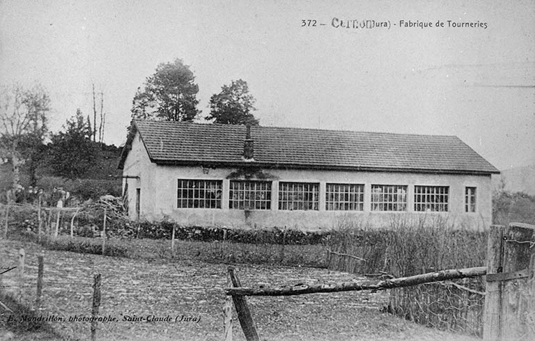 Cernon (Jura) - Fabrique de Tourneries. © Yves Sancey, E. Mandrillon / Région Bourgogne-Franche-Comté, Inventaire du patrimoine - 1988