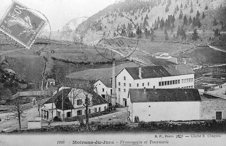 Moirans-du-Jura - Fromagerie et Tournerie. © Yves  Sancey (reproduction), Raoul Chapuis / Région Bourgogne-Franche-Comté, Inventaire du patrimoine - 1988