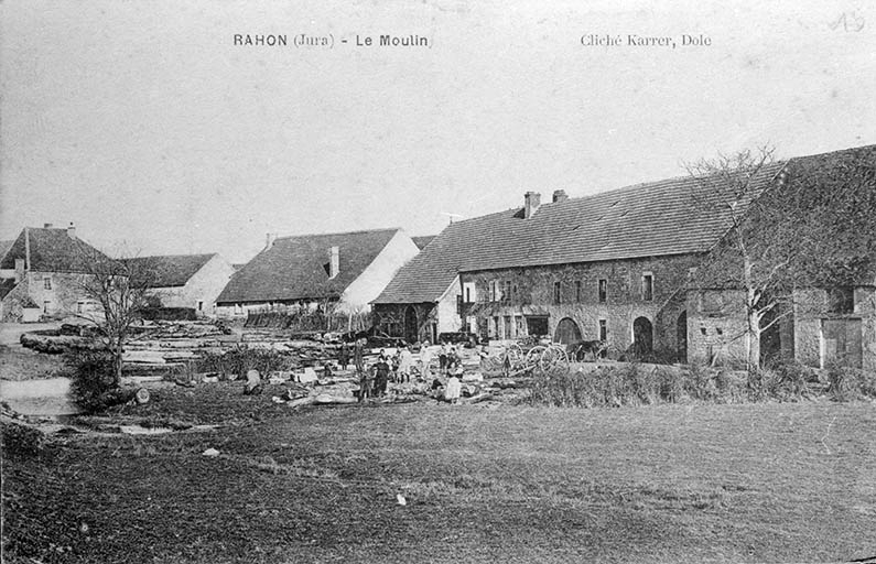 Rahon (Jura) - Le Moulin. © Laurent  Poupard (reproduction) / Région Bourgogne-Franche-Comté, Inventaire du patrimoine - 1988