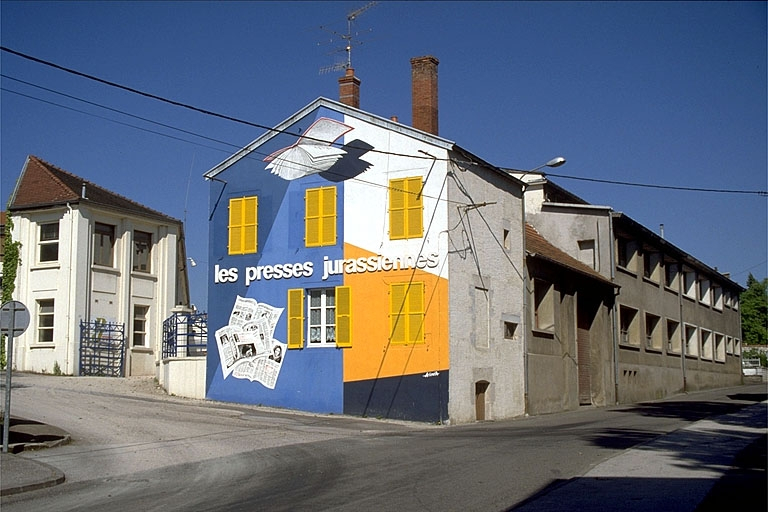 Vue d'ensemble, depuis l'est. © Laurent Poupard / Région Bourgogne-Franche-Comté, Inventaire du patrimoine - 1989
