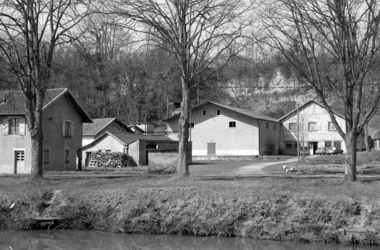 Chaufferie, chambre froide (pièce d'affinage), salle des machines et logement d'ouvriers. © Laurent Poupard / Région Bourgogne-Franche-Comté, Inventaire du patrimoine - 1989