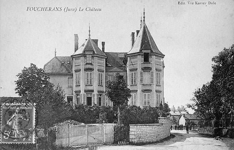 Foucherans (Jura). Le Château. © Laurent  Poupard (reproduction) / Région Bourgogne-Franche-Comté, Inventaire du patrimoine - 1989 Foucherans (Jura). Le Château. © Laurent  Poupard (reproduction) / Région Bourgogne-Franche-Comté, Inventaire du patrimoine - 1989