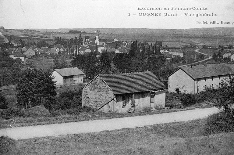 Ougney (Jura). - Vue générale. © Laurent  Poupard (reproduction) / Région Bourgogne-Franche-Comté, Inventaire du patrimoine - 1989
