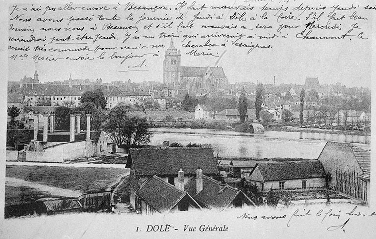 Dole - Vue Générale. © Laurent  Poupard (reproduction) / Région Bourgogne-Franche-Comté, Inventaire du patrimoine - 1989