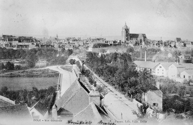 Dole - Vue Générale. © Yves  Sancey (reproduction) / Région Bourgogne-Franche-Comté, Inventaire du patrimoine - 1989