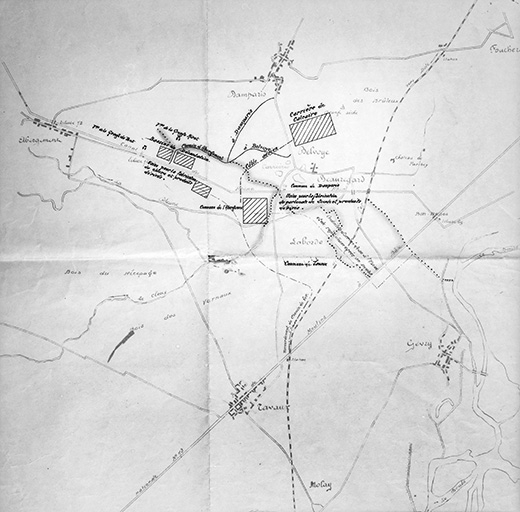 Carte des régions de Tavaux et Damparis. Ta.241. © Yves Sancey / Région Bourgogne-Franche-Comté, Inventaire du patrimoine - 1990 Carte des régions de Tavaux et Damparis. Ta.241. © Yves Sancey / Région Bourgogne-Franche-Comté, Inventaire du patrimoine - 1990