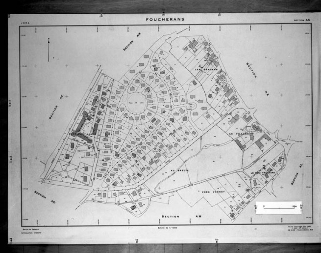 Plan de situation. Plan cadastral 1980, section AN. © Yves Sancey / Région Bourgogne-Franche-Comté, Inventaire du patrimoine - 1990 Plan de situation. Plan cadastral 1980, section AN. © Yves Sancey / Région Bourgogne-Franche-Comté, Inventaire du patrimoine - 1990
