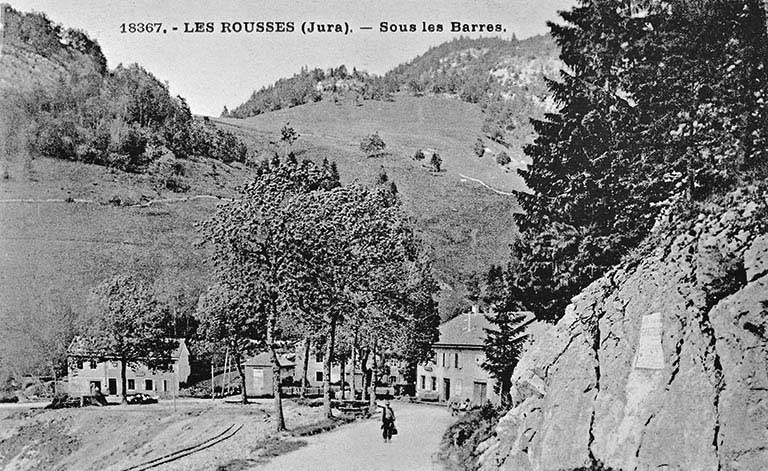 Les Rousses (Jura). - Sous les Barres. © Jérôme  Mongreville (reproduction) / Région Bourgogne-Franche-Comté, Inventaire du patrimoine - 1990