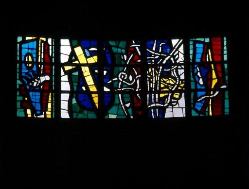 Baie n° 1 : portement de la Croix. © Jérôme Mongreville / Région Bourgogne-Franche-Comté, Inventaire du patrimoine - 1991