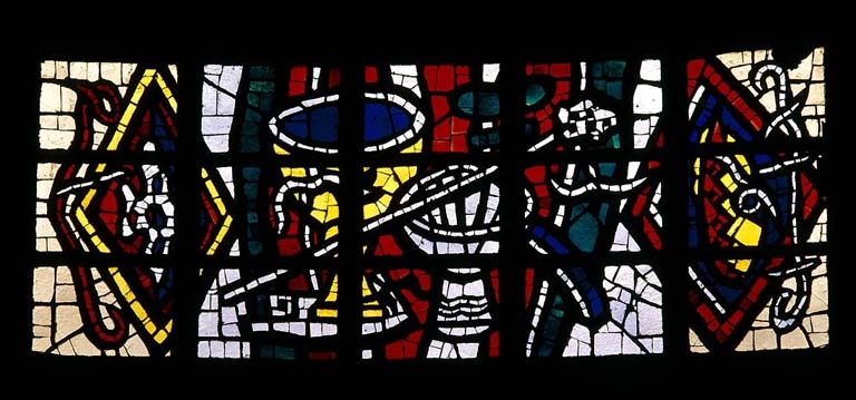 Baie n° 4 : Agonie en croix. © Jérôme Mongreville / Région Bourgogne-Franche-Comté, Inventaire du patrimoine - 1991