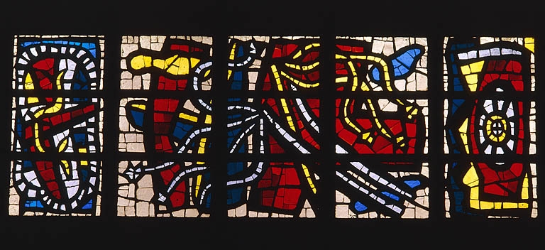 Baie n° 6 : fouets de la flagellation. © Jérôme Mongreville / Région Bourgogne-Franche-Comté, Inventaire du patrimoine - 1991