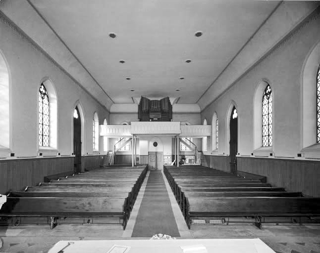 Nef vue depuis le choeur. © Jérôme Mongreville / Région Bourgogne-Franche-Comté, Inventaire du patrimoine - 1991