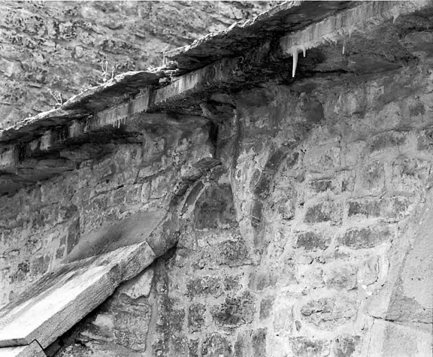 Eglise abbatiale : arceaux sur la 8eme travée du bas-côté nord. © Jérôme Mongreville / Région Bourgogne-Franche-Comté, Inventaire du patrimoine - 1991