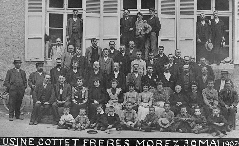 Usine Cottet frères. Morez. 30 mai 1907. © Jérôme  Mongreville (reproduction) / Région Bourgogne-Franche-Comté, Inventaire du patrimoine - 1991 Usine Cottet frères. Morez. 30 mai 1907. © Jérôme  Mongreville (reproduction) / Région Bourgogne-Franche-Comté, Inventaire du patrimoine - 1991