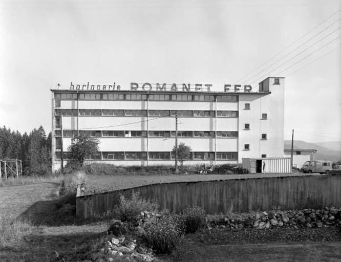 Façade postérieure du bâtiment de 1961. © Jérôme Mongreville / Région Bourgogne-Franche-Comté, Inventaire du patrimoine - 1991 Façade postérieure du bâtiment de 1961. © Jérôme Mongreville / Région Bourgogne-Franche-Comté, Inventaire du patrimoine - 1991