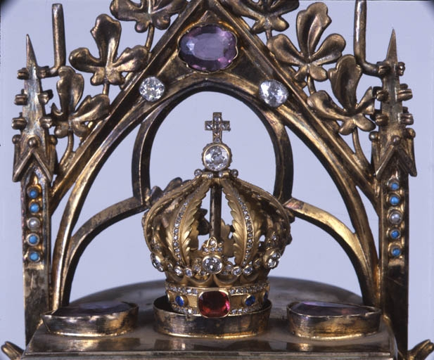 Détail de la partie supérieure. © Yves Sancey / Région Bourgogne-Franche-Comté, Inventaire du patrimoine - 1991