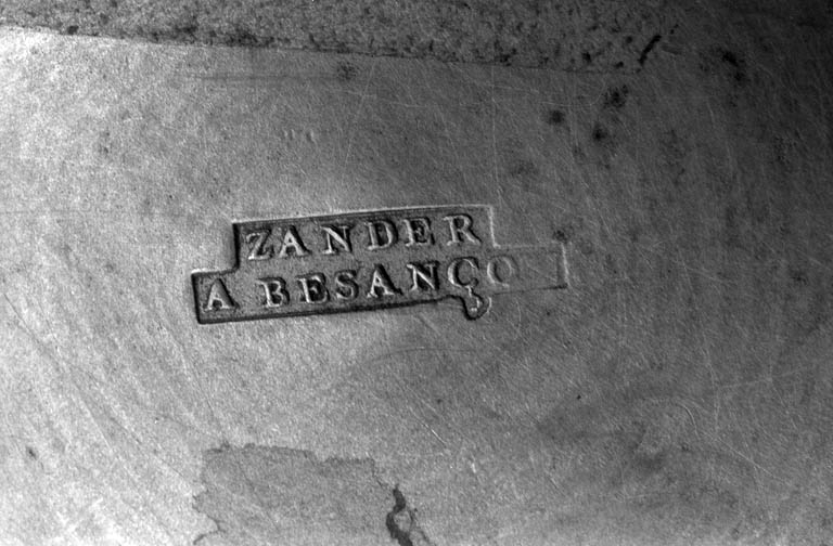 Détail du poinçon. © Yves Sancey / Région Bourgogne-Franche-Comté, Inventaire du patrimoine - 1991