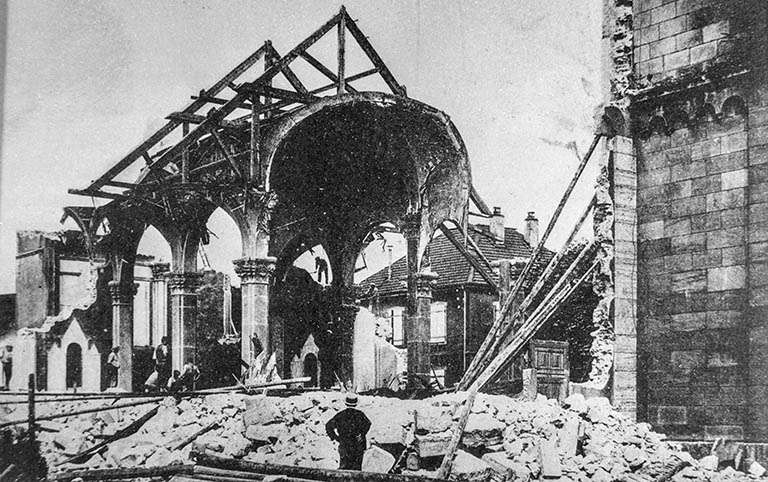 Chantier de construction, 1931. © Jérôme Mongreville / Région Bourgogne-Franche-Comté, Inventaire du patrimoine - 1992