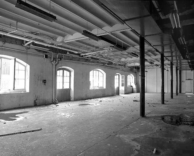 Ancien atelier au 1er étage de la cantine. © Yves Sancey / Région Bourgogne-Franche-Comté, Inventaire du patrimoine - 1992