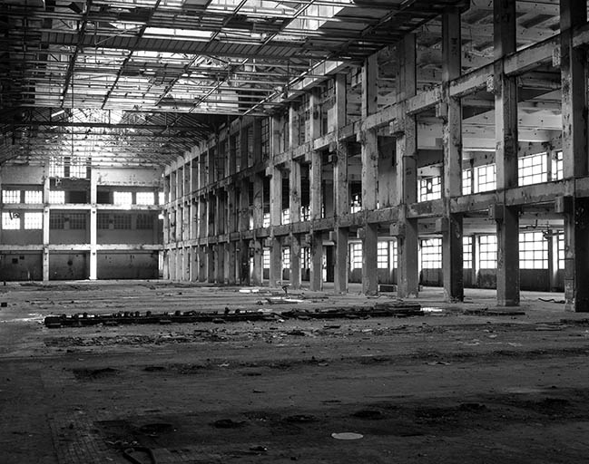 Intérieur des filatures, vu de trois quarts. © Yves Sancey / Région Bourgogne-Franche-Comté, Inventaire du patrimoine - 1992