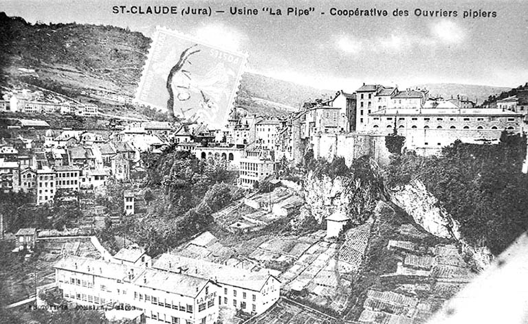 St-Claude (Jura) - Usine "La Pipe" - Coopérative des Ouvriers pipiers. © Jérôme  Mongreville (reproduction) / Région Bourgogne-Franche-Comté, Inventaire du patrimoine - 1992