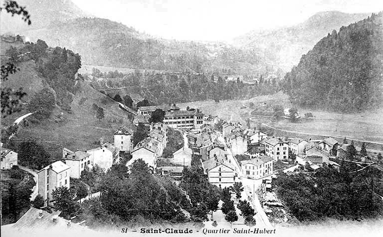 Saint-Claude - Quartier Saint-Hubert. © Jérôme  Mongreville (reproduction) / Région Bourgogne-Franche-Comté, Inventaire du patrimoine - 1992