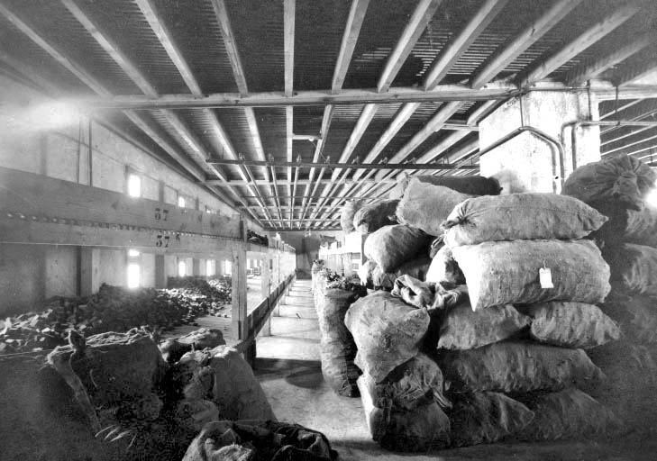 Intérieur du séchoir à ébauchons (3e étage), en 1926. © Jérôme Mongreville / Région Bourgogne-Franche-Comté, Inventaire du patrimoine - 1992