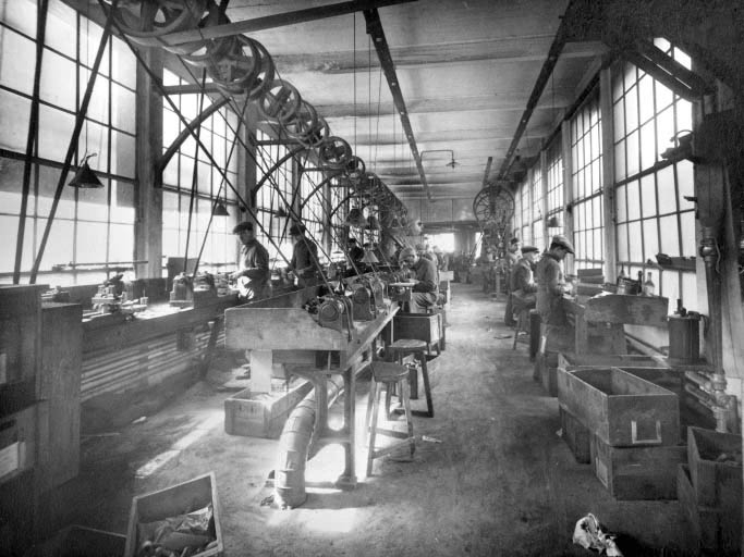 Ebauchage (actuel atelier de menuiserie), en 1926. © Jérôme  Mongreville (reproduction) / Région Bourgogne-Franche-Comté, Inventaire du patrimoine - 1992