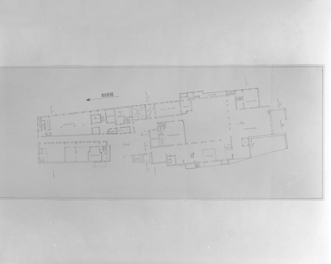 MIFLEX. Sous le Pré. Niveau 0 [plan de distribution]. © Jérôme Mongreville / Région Bourgogne-Franche-Comté, Inventaire du patrimoine - 1992