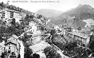 Saint-Claude. - Vue prise du Pont de Pierre. © Jérôme  Mongreville (reproduction), Jules Manias / Région Bourgogne-Franche-Comté, Inventaire du patrimoine - 1992