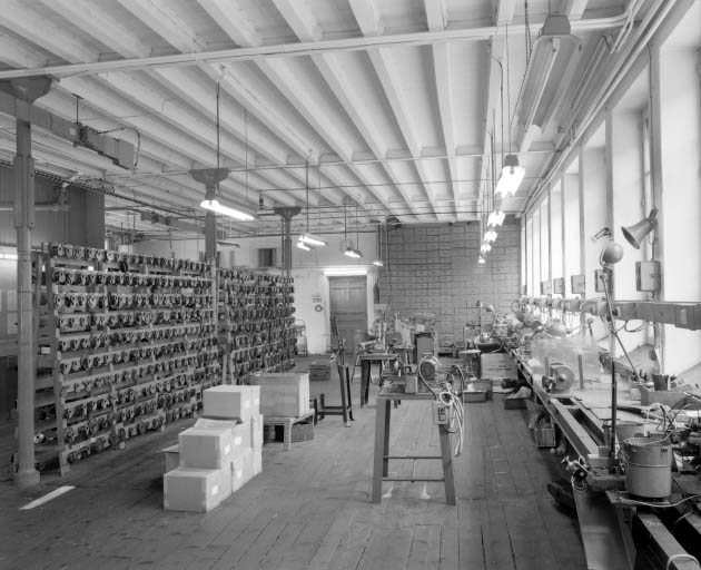 Entrepôt au 1er étage du bâtiment de 1902. © Jérôme Mongreville / Région Bourgogne-Franche-Comté, Inventaire du patrimoine - 1992
