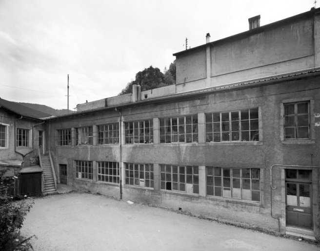 Bâtiments rue Carnot : façade antérieure de l'aile sud. © Jérôme Mongreville / Région Bourgogne-Franche-Comté, Inventaire du patrimoine - 1992